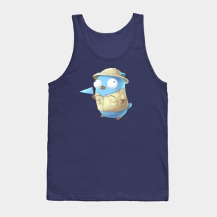 Golang Gopher Tour Guide for you Tank Top